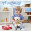 MSYU 10 Pcs Small Teddy Bears with Detachable Bows, 10