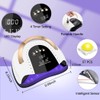 268W UV LED Nail Lamp, LKE Nail Dryer for Gel