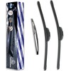 DODOMES 26" + 16" Windshield Wipers with 10" Rear Wiper