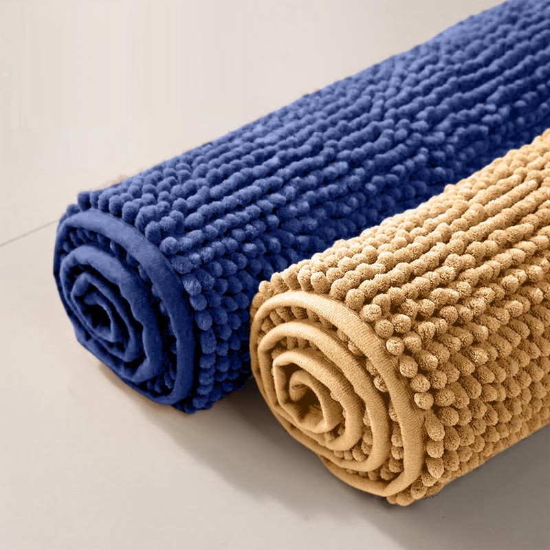 flintronic Non-Slip Bath Mat, 50 * 80 cm Chenille Bath