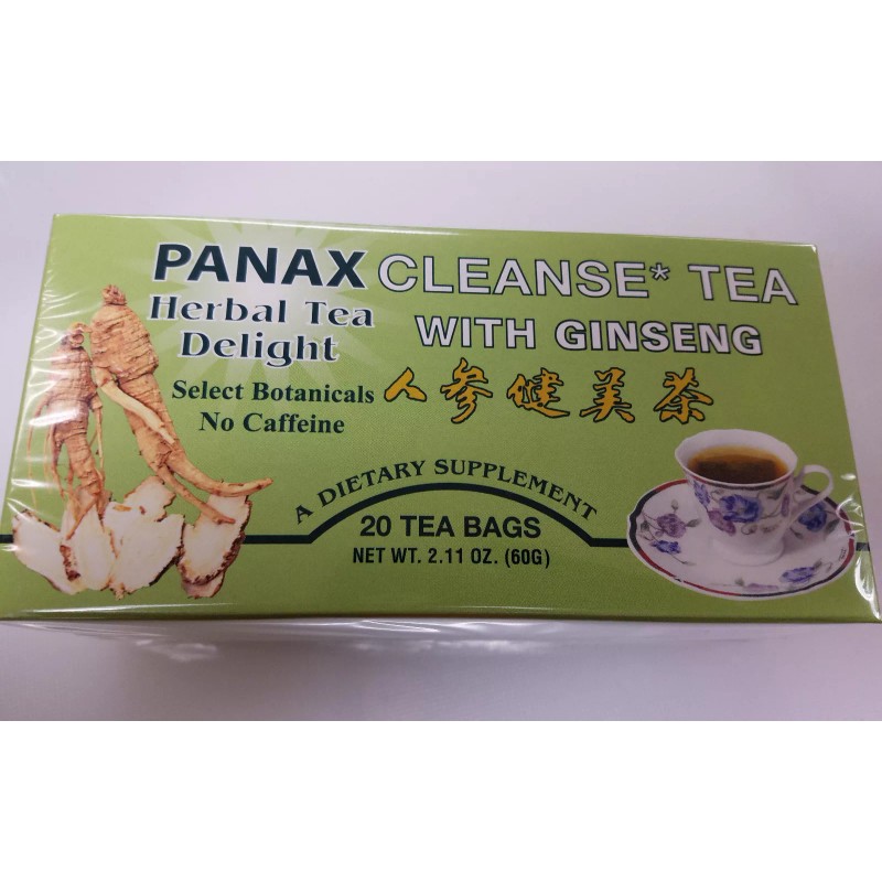 PANAX HERBAL TEA DELIGHT CLEANSE TEA WITH GENSING 20 TEA