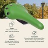 Retrospec Bicycles 6 Button Track/Velo Saddle, Green