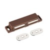 uxcell Double Magnetic Catch Latch In Closures PP Brown for