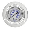 PIC Gauges PRO-204L-254R Panel Mount Front Flanged Glycerin Filled Industrial