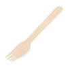 VEPATIM Disposable Wooden Forks 160 mm Environmentally Friendly Pack of