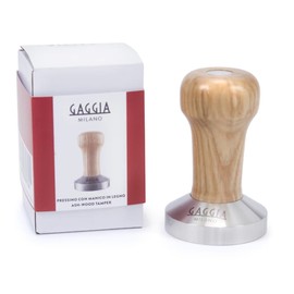 Gaggia Stainless Steel Tamper with Ash Handle 58 mm for New Classic