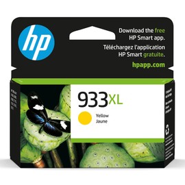 HP 933XL | Ink Cartridge | Yellow | Works with HP OfficeJet 6100, 6600, 6700, 7110, 7510, 7600 Series | CN056AN