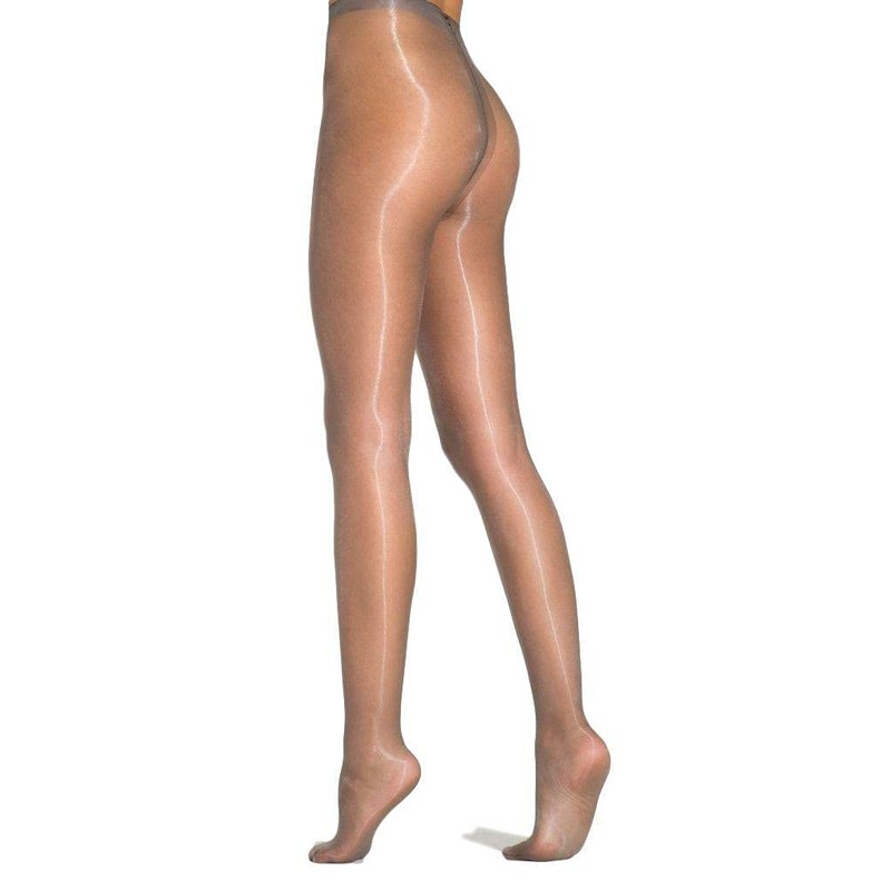 Cecilia de Rafael Eterno Super Lucido 10 Shiny Tights-XXLarge-Graphite