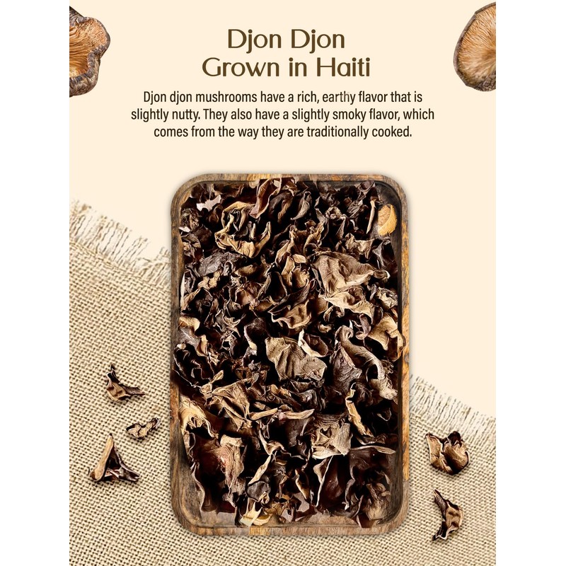 Djon Djon - 2 Oz - Grown in Haiti -