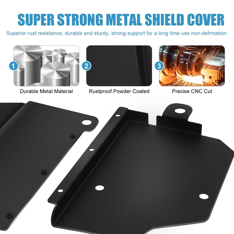 Drieaco Underbody Cavity Splash Shield Cover Board for 2022-2025 Ford
