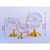 Idecor Esfera Mundo Globo Terraqueo Cristal 4 Cm Decoracion