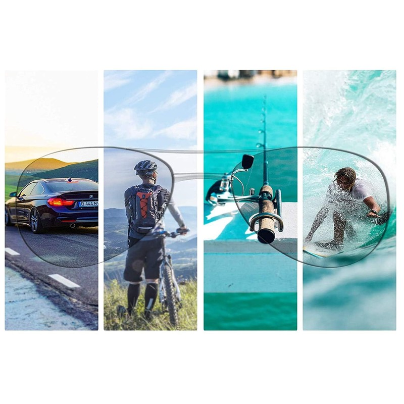 ADEWU Rectangular Sunglasses Women's 90s Retro Square Frame Large Trendy