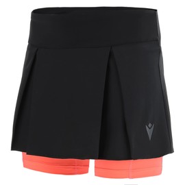 Macron Women's Run Kona Scb Zelda Skirt Light Black/Ncoral Skirt