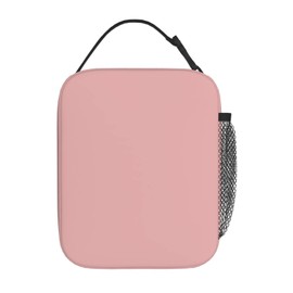 Algranben Light Pink Lunch Box for Kids Girls Women Insulation Lunch bag Reusable Thermal Cooler Meal Tote for School Office Picnic