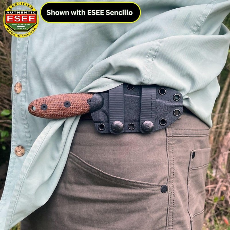 ESEE Horizontal & Scout Strap Carry Kits, Black, Strap Kit