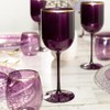 PLASTICPRO Plastic Wine Glasses Set of 5 Elegant Wine Goblets