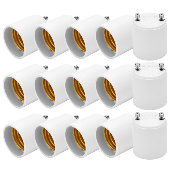 GU24 to E26 E27 Adapter 15-Pack JACKYLED Maximum Wattage 150W