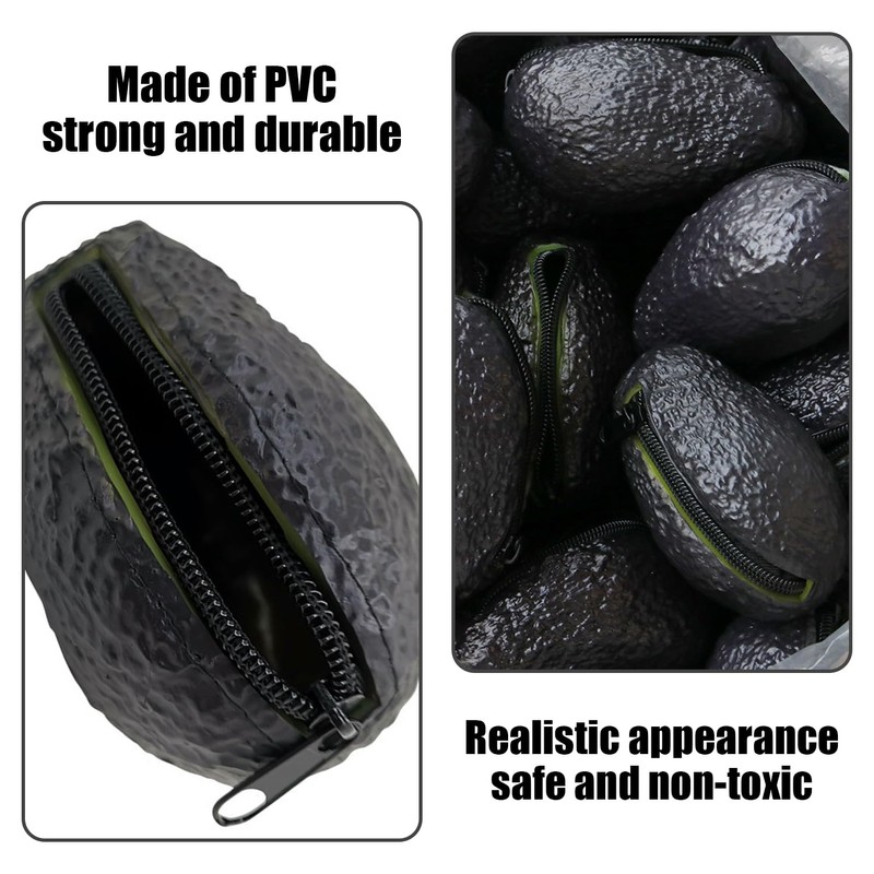 1 Piece Avocado Purse, Fruit Keychain Pendant, Mini Purse, Coin