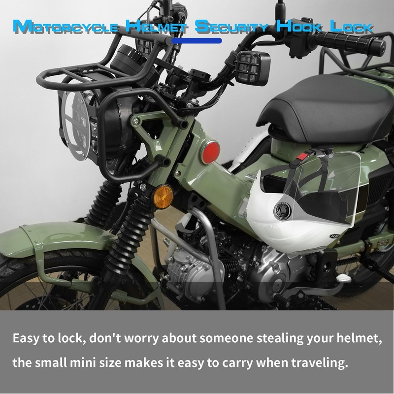 WOOGA Motorcycle Helmet Lock Multi-functional Fixed Lock Anti-Theft Key Model