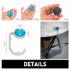 TANOSII Foldable Purse Hook Floding Handbag Hanger Rhinestone Bag Holder