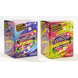 2-3pk Combo Hawaiian Hurricane & Typhoon Microwave Popcorn Gift Box