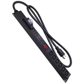 Meter SPD Function with L6-30p Plug C13 30A 240V 6 Way PDU for Internet Data Centre (FJ-NZEU-4Y7D)