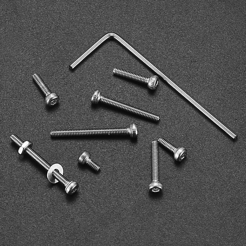 410 Piece M2 Hex Socket Screw Set, 304 Stainless Steel