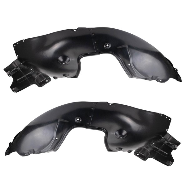 TRQ Front Inner Fender Liner Set Compatible with 2017 Genesis G80 2015-2016 Hyundai