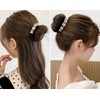 Happyupcity 4 Pcs Women Magic Hair Bun Maker with Peal