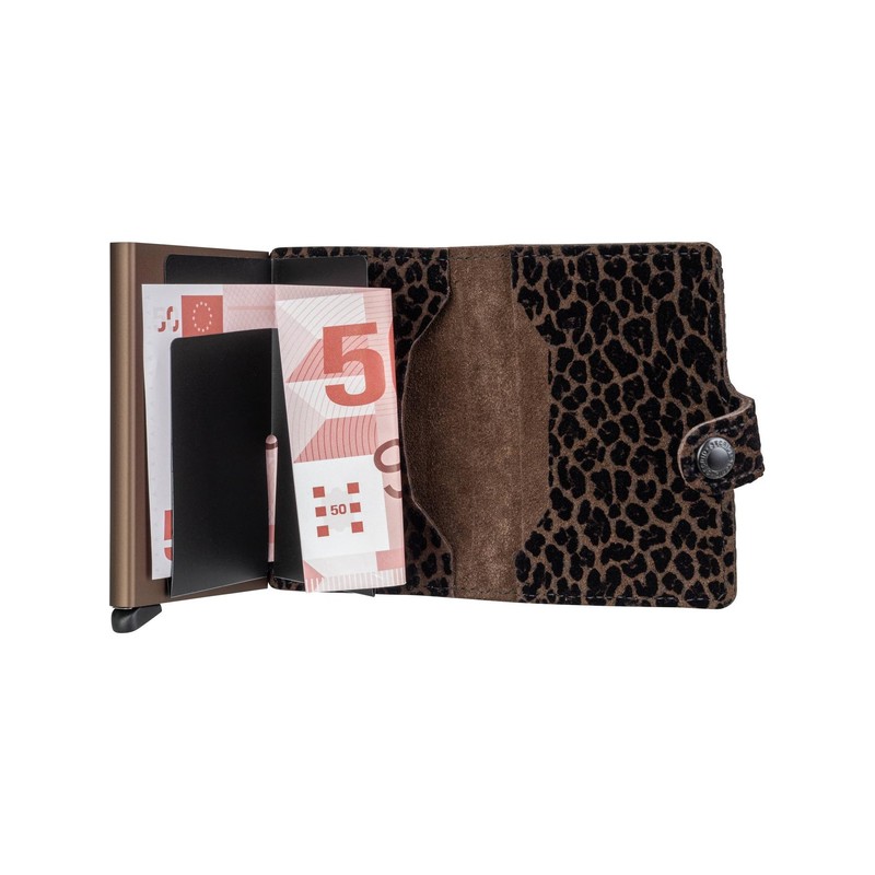 Secrid Leo Mini Wallet, brown, Modern