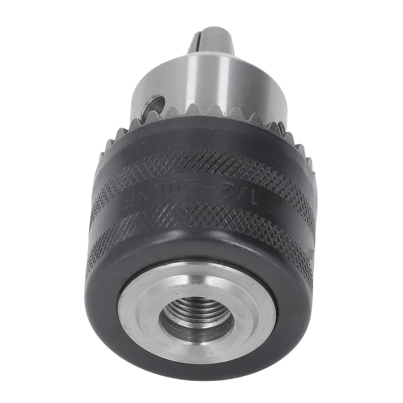 3 Jaw Drill Chuck 1/16‑1/2in with Tightening Key for Impact