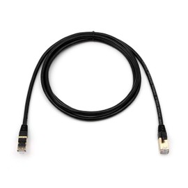 RiteAV - Cat7/Cat8 Outdoor Waterproof Ethernet Direct Burial Cable (600MHz) Shielded (Pure Copper) PE Rugged Jacket - 50FT