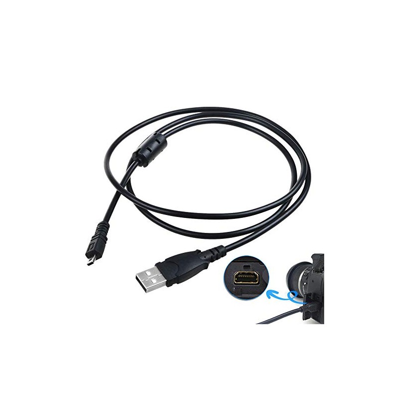 Digipartspower USB DC Battery Charger +Data SYNC Cable Cord Lead