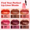 Peel Off Lip Stain Lip Liner Waterproof Lip Tint Berry