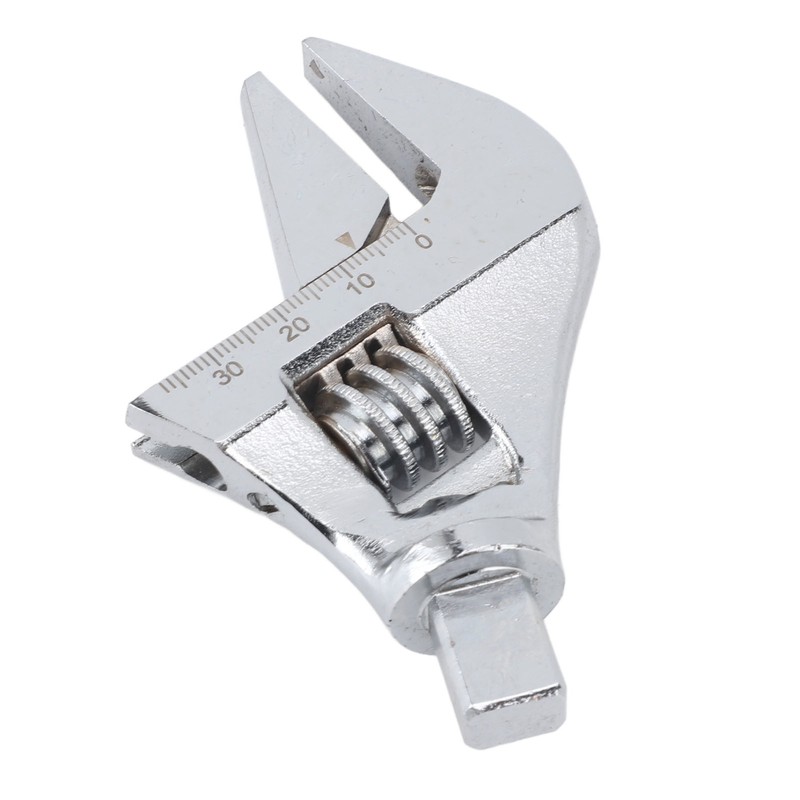 Adjustable Wrench Head Industrial Grade Torsion Ultra Large Opening CRV