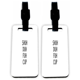 Sam Sandor-My Retirement Plan - Masonite Luggage Identifier Tags with Straps (x8)