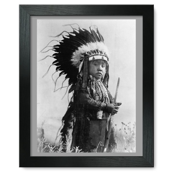 Framed Print 9x12: A Cheyenne Warrior Of The Future, 1907