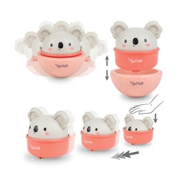 Tiger Tribe ECO Rocking Rollers (Koala) - 2-in-1 Rock & Rolling Animal Car On Wheels, Interactive Toy Cars, Vehicle Gifts For Toddlers & Kids, Sustainably Made with Bioplastic, Age 18 + Months Old