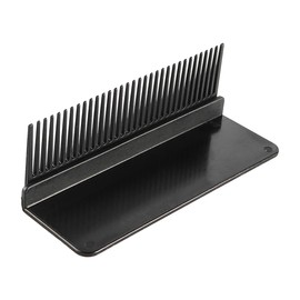 VOANZO Glätteisenkamm, Abnehmbarer Glättkamm-Aufsatz, zum Anklippen, Friseurgriffkamm, kompaktes Haarstyling-Werkzeug-Zubehör für den professionellen und privaten Gebrauch, Schwarz