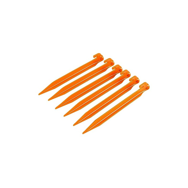 Redwood - Plastic Tent Pegs - 22cm - Red -