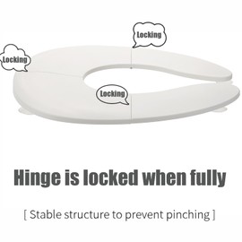 Funbliss Foldable Travel Potty Seat for Toddlers - Potty Training Toilet for Toddlers with Safety Suction Cups, Includes Storage Bag - Essential for On-the-Go Potty Training,White