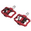 Dual Function Bicycle Pedal Flat Clipless Cleats 3 Sealed Bearings