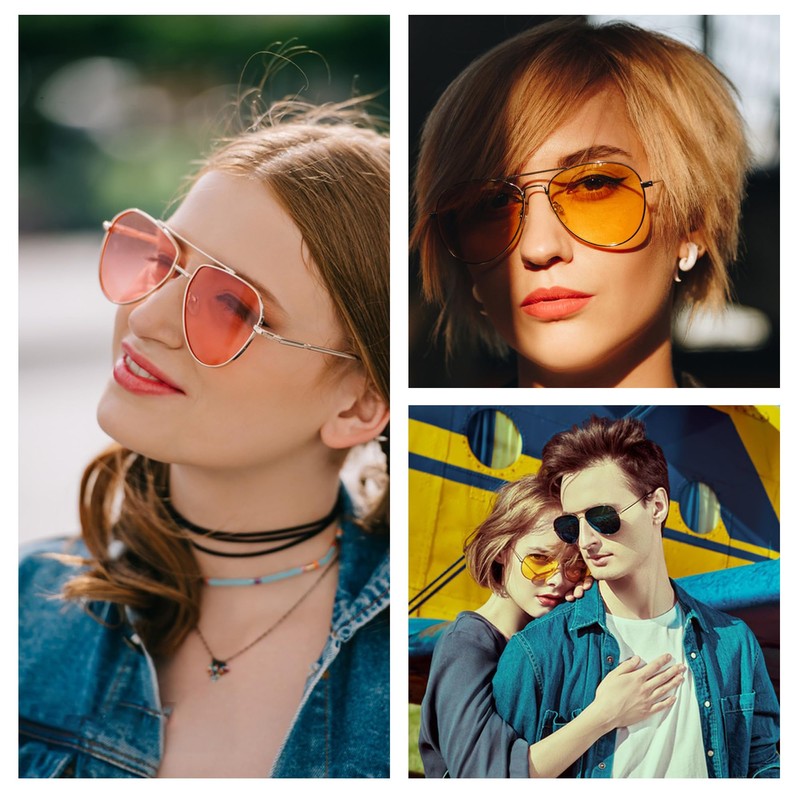 SOPHILY 3 Pack Bifocal Reading Sunglasses for Women Men, Aviator