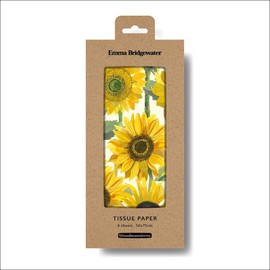 Emma Bridgewater Sunflowers Tissue Paper Giftwrap Celebration Gift Wrapping 613548 by Woodmansterne