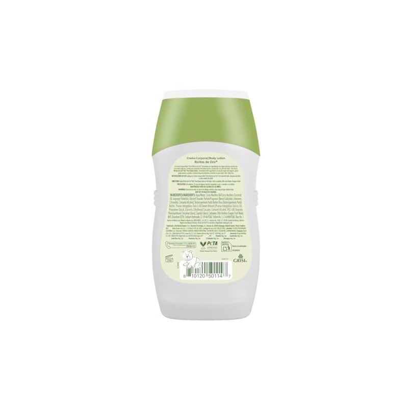 Ricitos de Oro, Crema Bio Pure, con extracto de uva