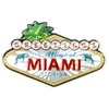 Miami Florida Greetings Sign Foil Magnet 4.25" x 2.75" x