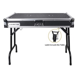 Sound Town DJ Table, Plywood, 36-inch x 21-inch (STDJT-36W)
