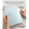 Syntego A4 Baby Blue Majestic Pearlescent Shimmer Paper Double Sided