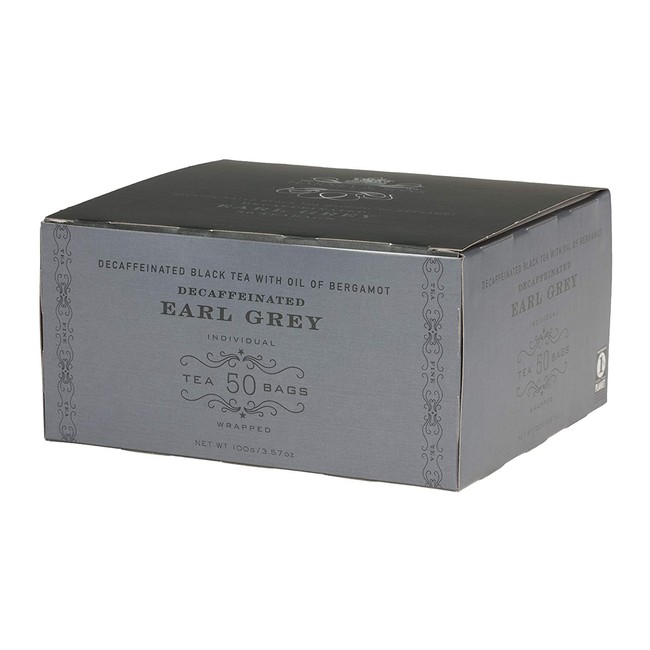 Harney & Sons Fine Teas Decaffeinated Earl Grey with Bergamot - 50 Teabags (3.57oz) (16111)