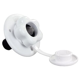 B&B Molders, 94216 City Water Fill with Plastic Check Valve – Polar White, Leak-Tested UV-Stable Acrylonitrile Construction, OEM Replacement – Made in USA